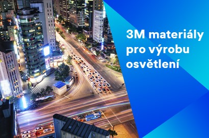3M materiály pro výrobu osvětlení